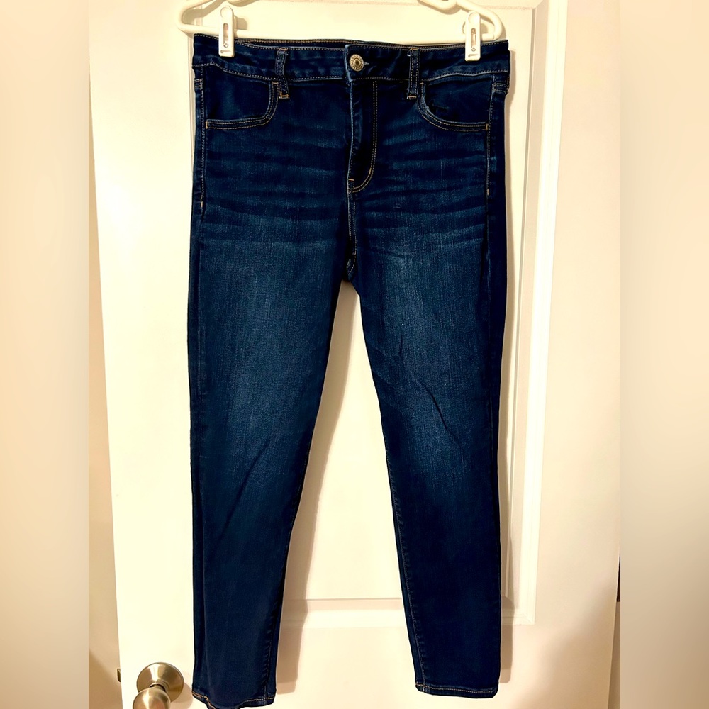 AMERICAN EAGLE - NE(X)T LEVEL STRETCH Jegging in After Midnight size 14